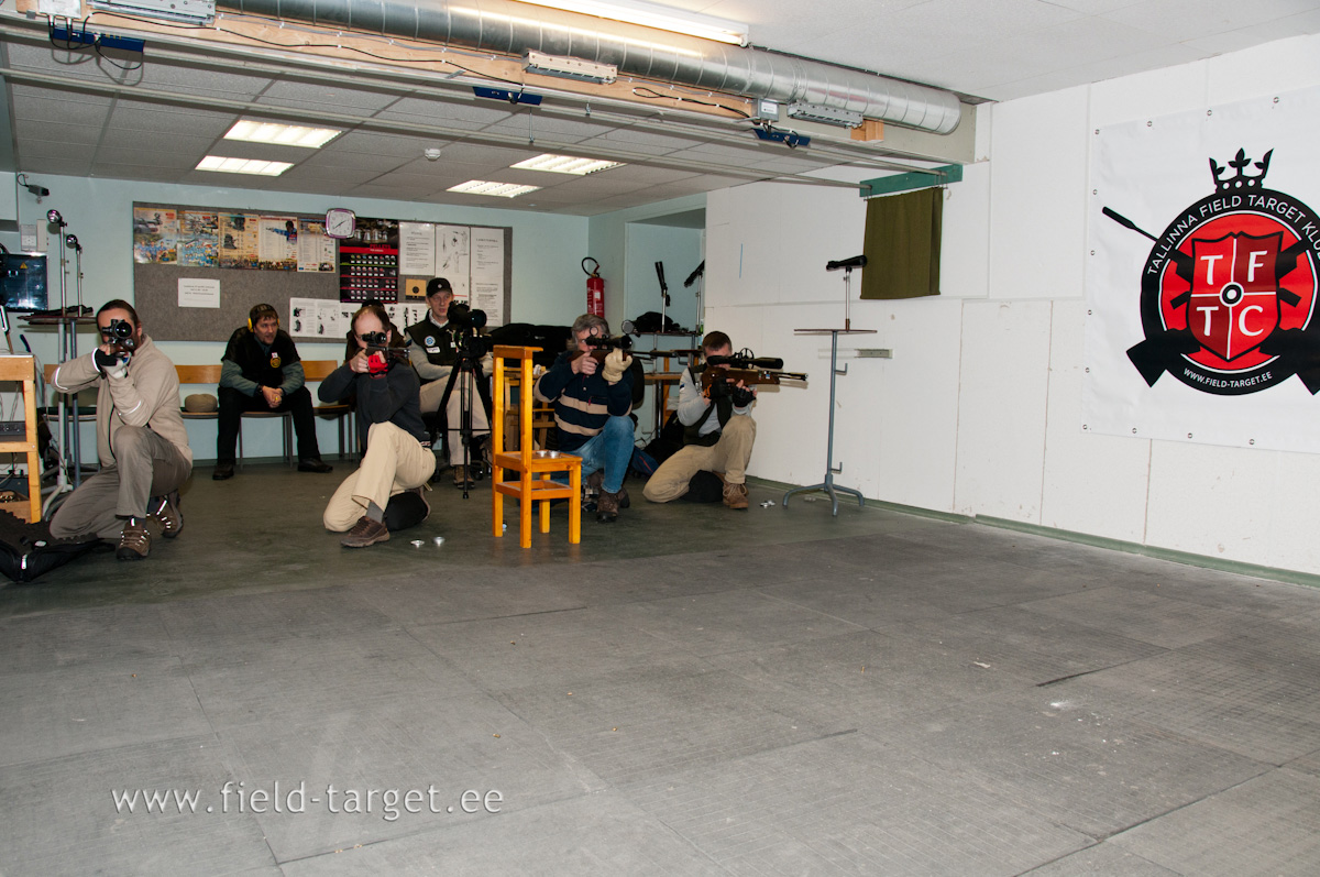 Second group at the line of fire